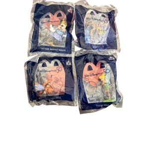 Walt Disney World 50th Celebration Happy Meal Toys‎ Dale Minnie Tinkerbell Groot
